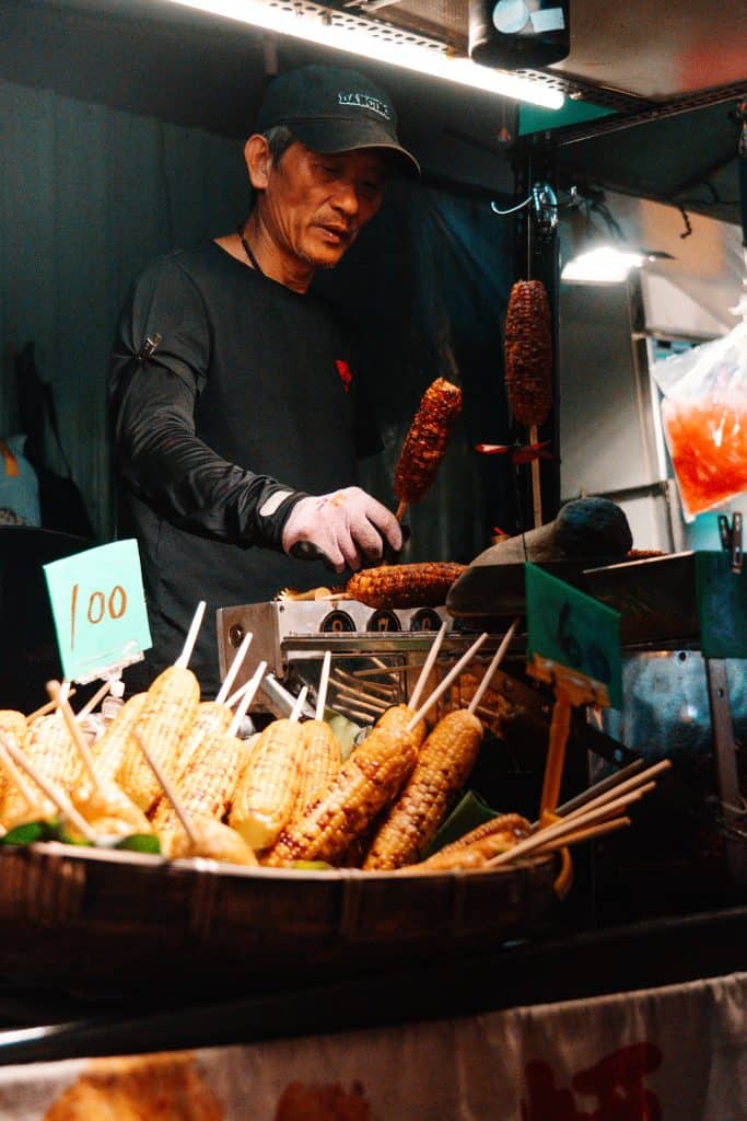 Night market in Taipei are some of the best you'll find in Asia