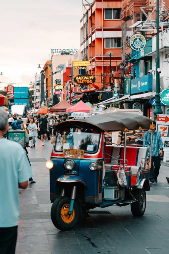 Khaosan Road in Bangkok