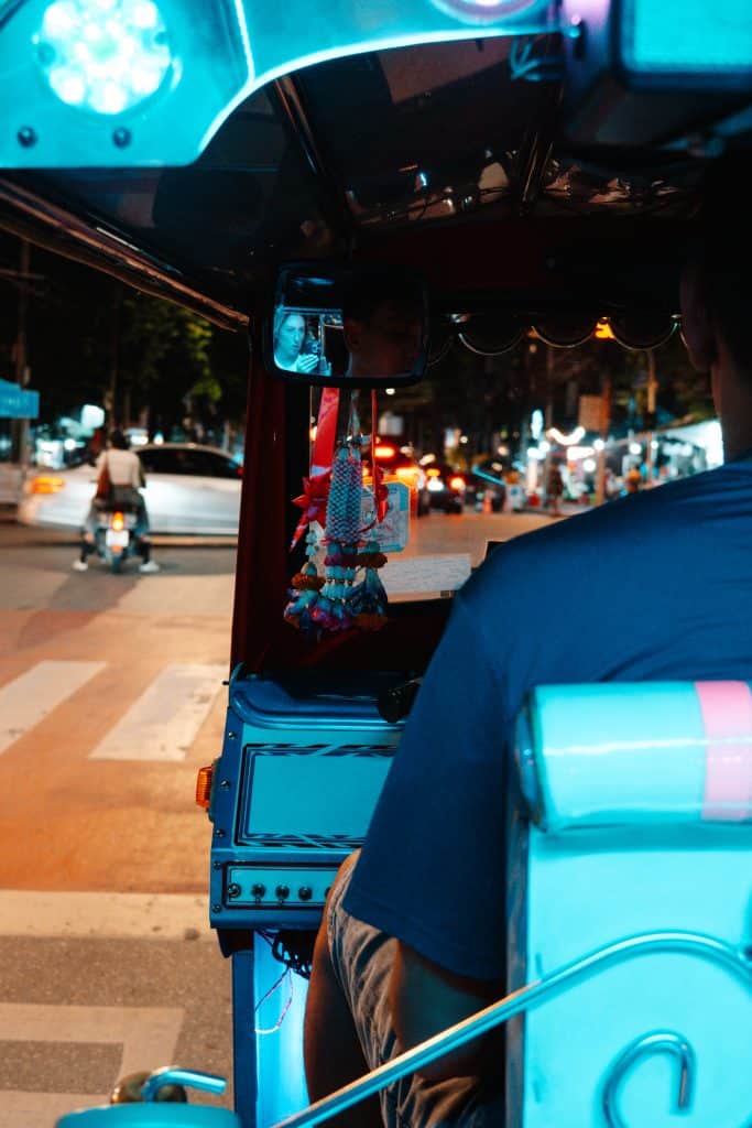 Tuk Tuk's are a fun way to get around Bangkok