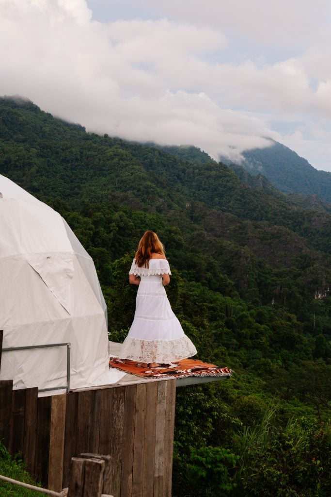 Stay in a Bubble in Phu Lankga overlooking the national park