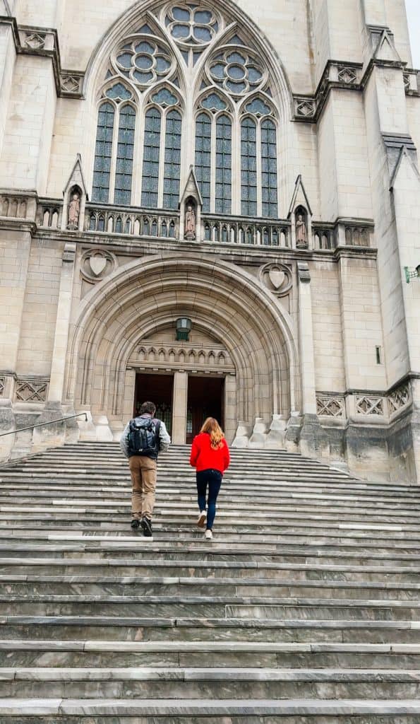 A beautiful old church on a city walks tour in Dunedin
